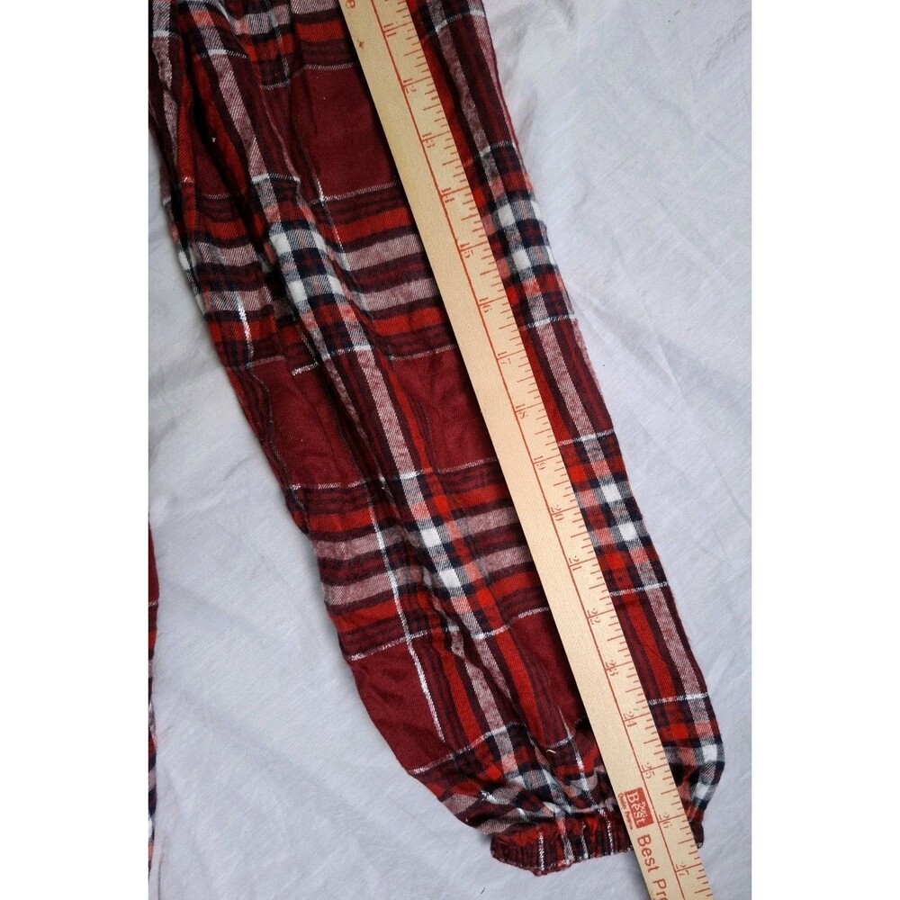 Lane Bryant Dress Red Plaid Square Neck Smocked Balloon Sleeves Womens 18/20 NWT - Picture 10 of 14